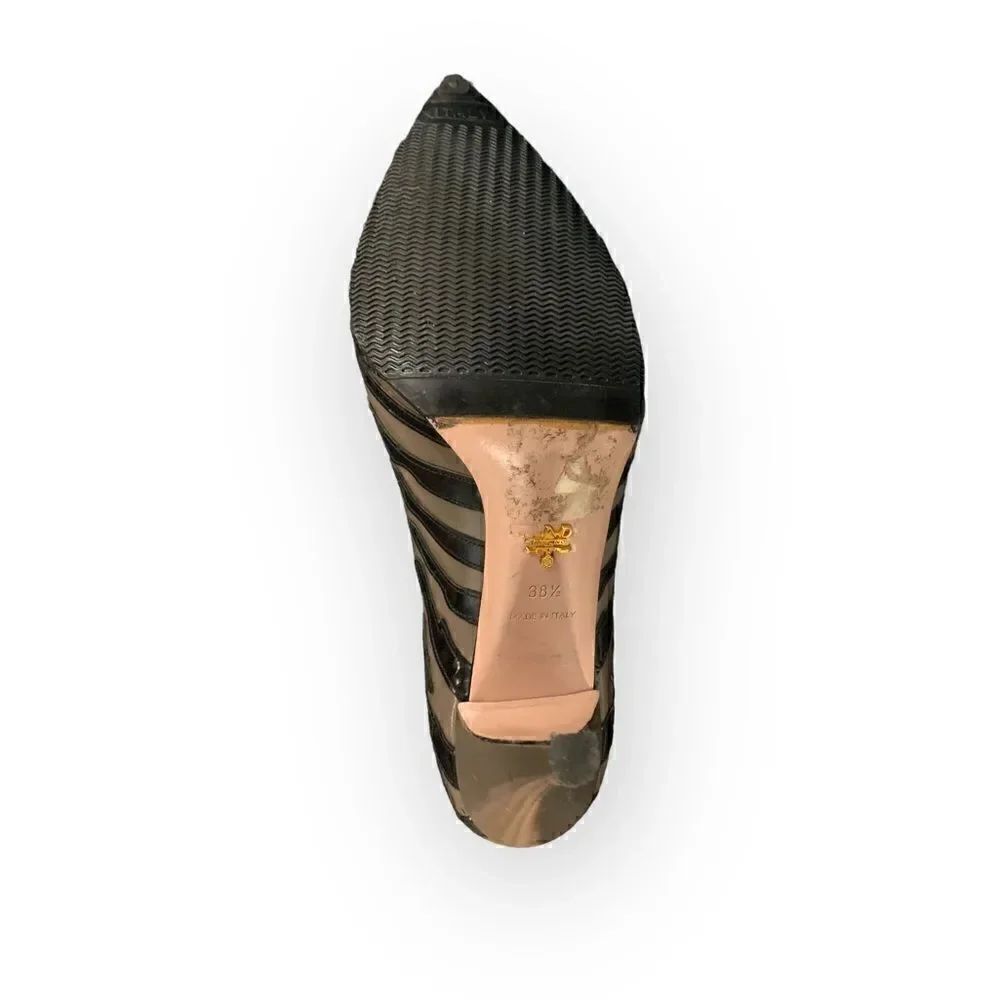 Prada Taupe and Black Heels, 38.5 - Picture 2 of 5